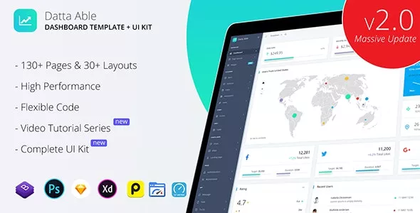 Datta Able v2.0 - Bootstrap Admin Template