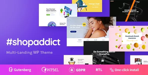 Shopaddict v1.0.7 - WordPress Landing Pages To Sell Anything