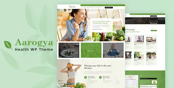 Aarogya v2.5 - Nutrition & Dietitian WordPress Theme