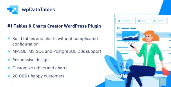 wpDataTables v6.5.1 - Tables and Charts Manager for WordPress