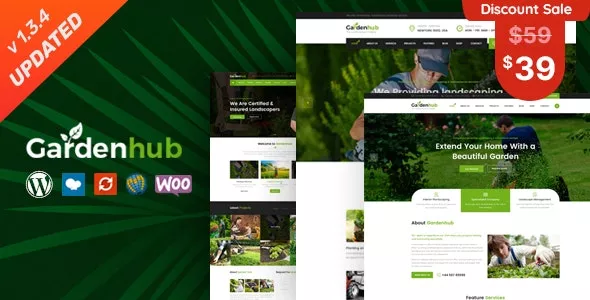 Garden HUB v1.3.8 - Lawn & Landscaping WordPress Theme