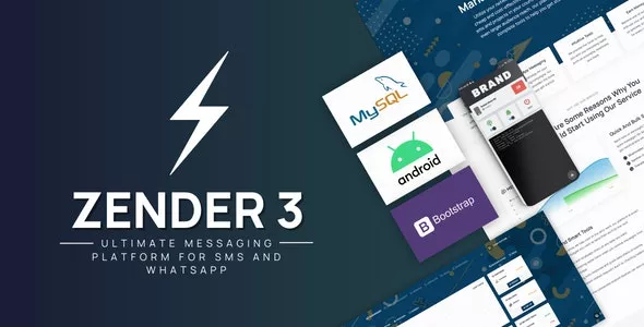 Zender v3.3.4 - Ultimate Messaging Platform for SMS, WhatsApp & use Android Devices as SMS Gateways (SaaS)