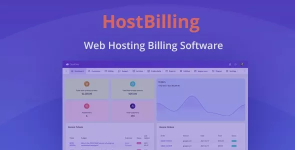 HostBilling v2.0.1 - Web Hosting Billing & Automation Software
