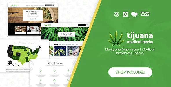 Tijuana v1.6 - Marijuana Dispensary & Medical WordPress Theme