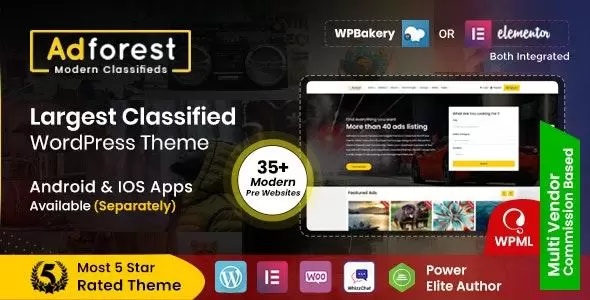 AdForest v5.1.2 - Classified Ads WordPress Theme