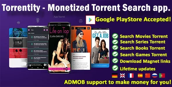 Torrentity - Torrent Search App for Streaming and Download