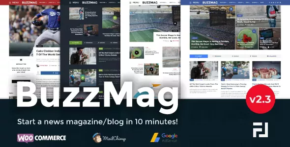 BuzzMag v2.3 - Viral News WordPress Magazine / Blog Theme