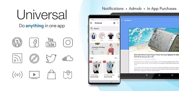 Universal v4.5.8 - Full Multi-Purpose Android App