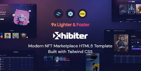Xhibiter v1.7.1 - NFT Marketplace HTML Template