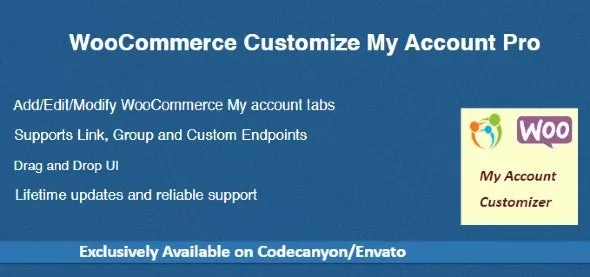WooCommerce Customize My Account Pro v1.6.0