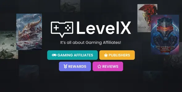 LevelX - Gaming Affiliate WordPress Theme