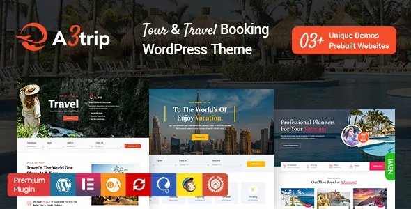 A3trip v1.4 - Tours & Travels WordPress Theme