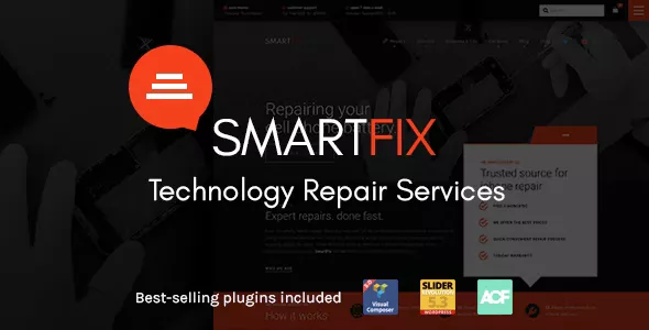 SmartFix v1.2.0 - The Technology Repair Services WordPress Theme