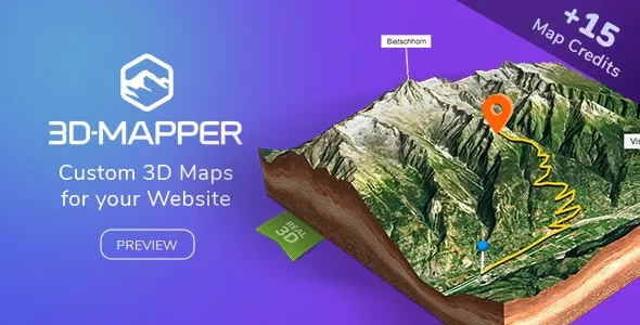 3D-Mapper - 3D Map Wordpress Plugin