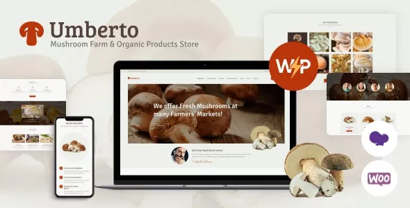 Umberto v1.2.7 - Mushroom Farm & Organic Products Store WordPress Theme