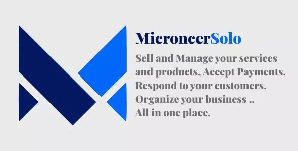 Microncer Solo v5.2 - Services and Digital Products Marketplace