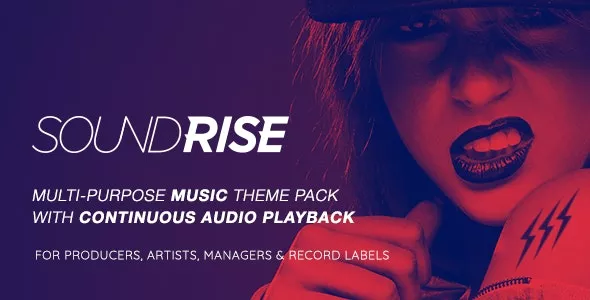 SoundRise v1.6 - Artists, Producers and Record Labels WordPress Theme