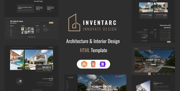 Inventarc - Architecture & Interior Design HTML Template