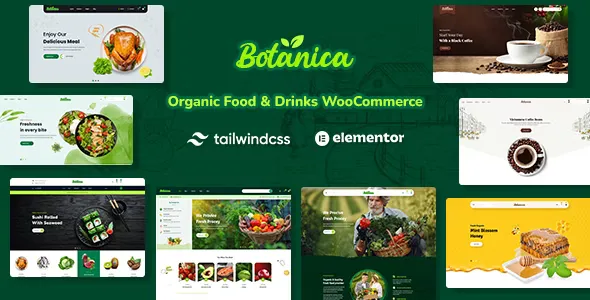 Botanica v1.2.0 - Food & Drinks Tailwind CSS WooCommerce Theme