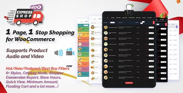 Express Shop for WooCommerce with Audio & Video v9.5.2