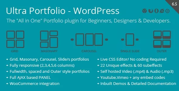 Ultra Portfolio v6.6 - WordPress