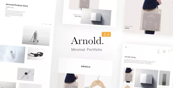 Arnold v2.4.3 - Minimal Portfolio WordPress Theme
