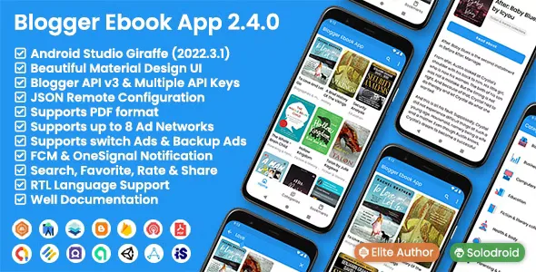 Blogger Ebook App v2.4.0 - Blogger API v3