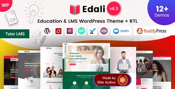 Edali v4.3 - Online Courses Coaching & Education LMS WordPress Theme