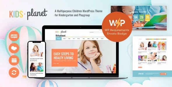 Kids Planet v2.2.11 - A Multipurpose Children WordPress Theme for Kindergarten and Playgroup