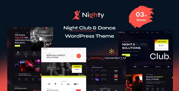 Nighty v1.0.4 - Night Club WordPress Theme