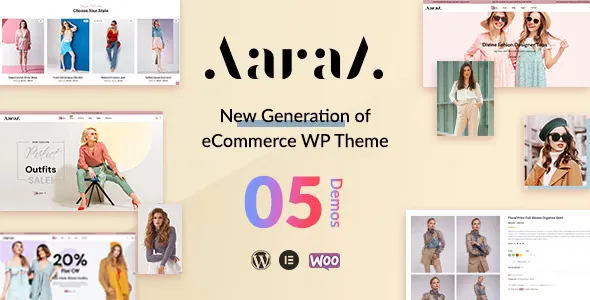 Aaraa v1.0.4 - Fashion Shop WordPress Theme