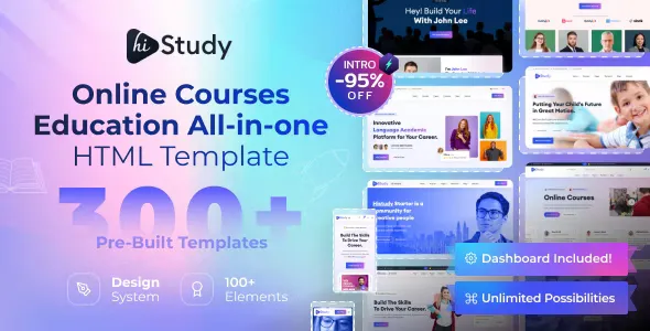HiStudy v1.1.0 - Online Courses & Education Template