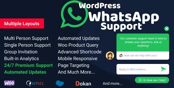 WordPress WhatsApp Support v2.4.3
