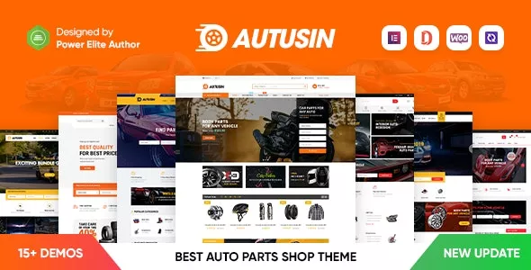 Autusin v2.6.0 - Auto Parts & Car Accessories Shop Elementor WooCommerce WordPress Theme