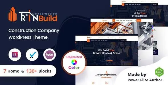 RinBuild v2.0.0 - Construction Building Company WordPress Theme + RTL