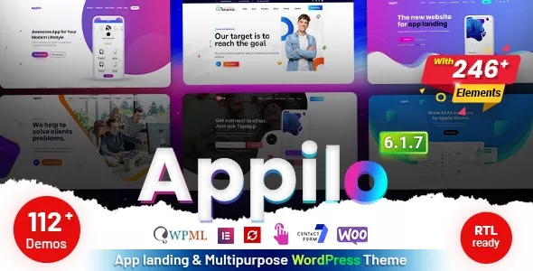 Appilo v6.2.0 - WordPress Application Landing Page