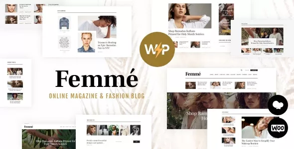 Femme v1.3.4 - An Online Magazine & Fashion Blog WordPress Theme + RTL