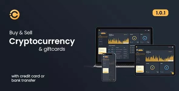 Cryptonite - Multi Featured Crypto Buy & Sell Software with Giftcard Marketplace
