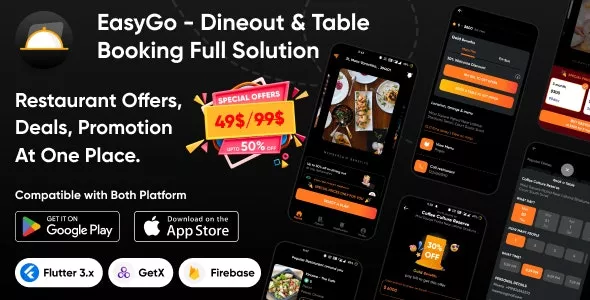 EasyGo - Dineout & Table Booking | Restaurant Offers, Deals, Promotion | Dineout Clone Full Solution
