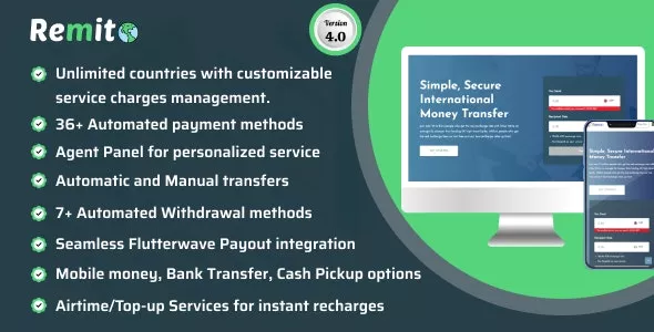 Remito v4.0.1 - A Complete Remittance Solution