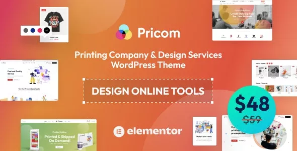 Pricom v1.5.7 - Printing Company & Design Services WordPress Theme