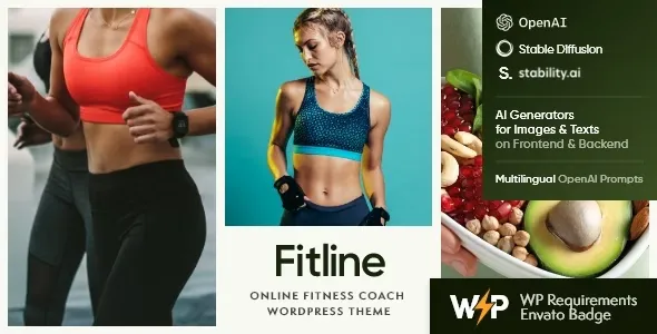 FitLine - Online Fitness Coach WordPress Theme