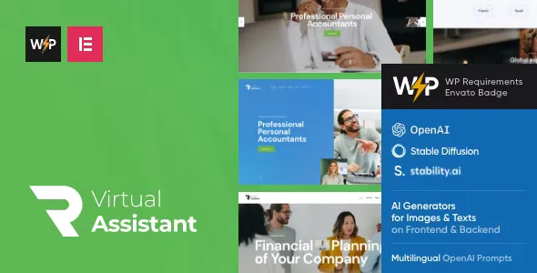Revirta v2.8 - Personal Virtual Assistant & Secretary WordPress Theme
