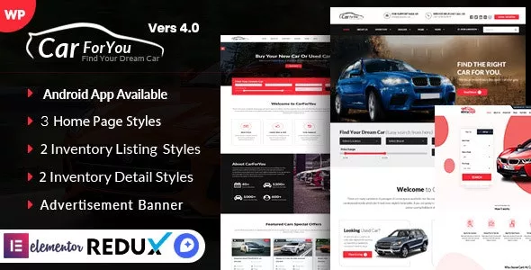 CarForYou v4.0 - Automotive & Car Dealer WordPress Theme