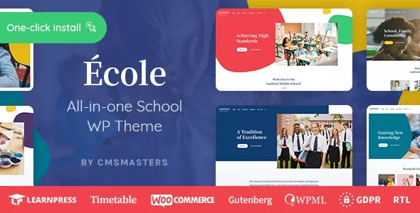 Ecole v1.0.7 - Education & School WordPress Theme
