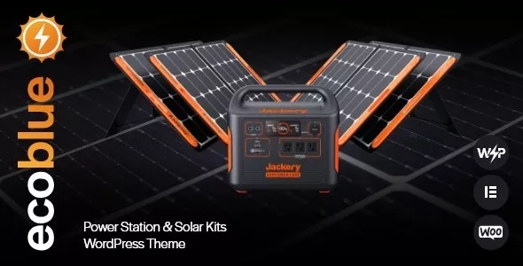 EcoBlue v1.3.0 - Power Station & Solar Kits WordPress Theme