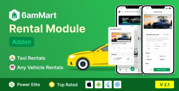 6amMart Car Rental Module Addon v2.1