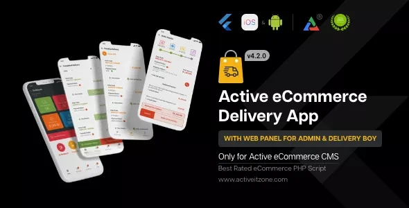 Active eCommerce Delivery Boy Flutter App v3.8