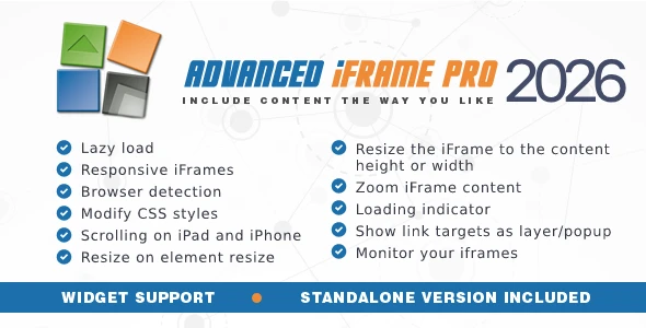 Advanced iFrame Pro v2026.3