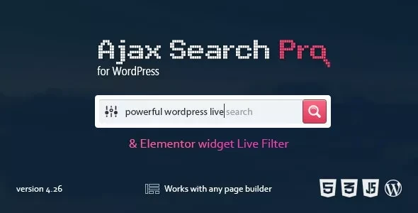 Ajax Search Pro v4.29.2 - Live WordPress Search & Filter Plugin
